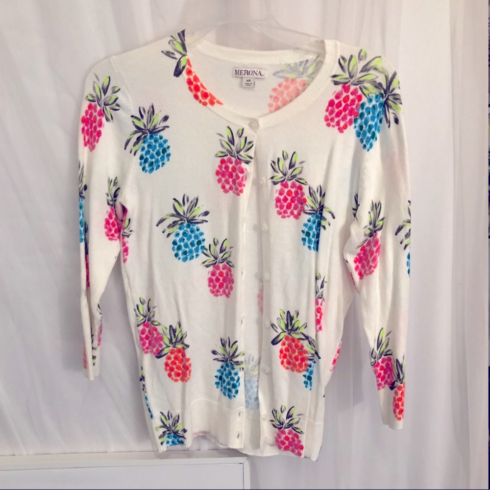 Merona Pineapple Cardigan!